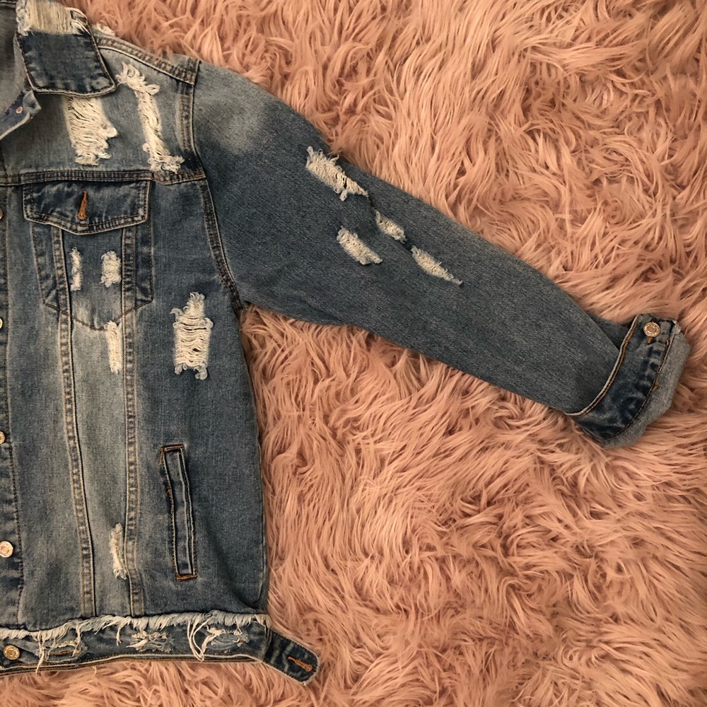 Distressed Denim Jacket! - image 3